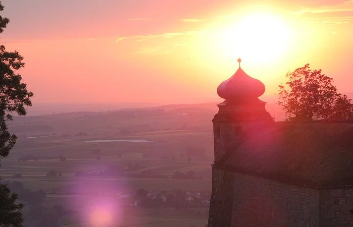 Wülzburg in der Abendstimmung