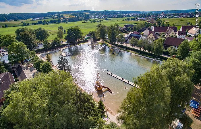 Waldstrandbad Windsbach Vogelperspektive4©Andreas Lederer