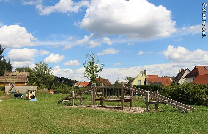 Spielplatz in Heideck - Seiboldsmühle, Bahnhofsvorplatz