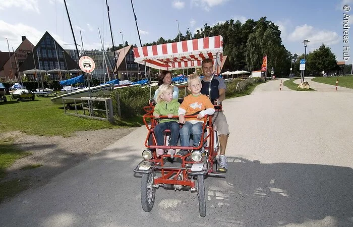 Radelspaß am Kleinen Brombachsee©TV Fränkisches Seenland/TV Franken/A. Hub