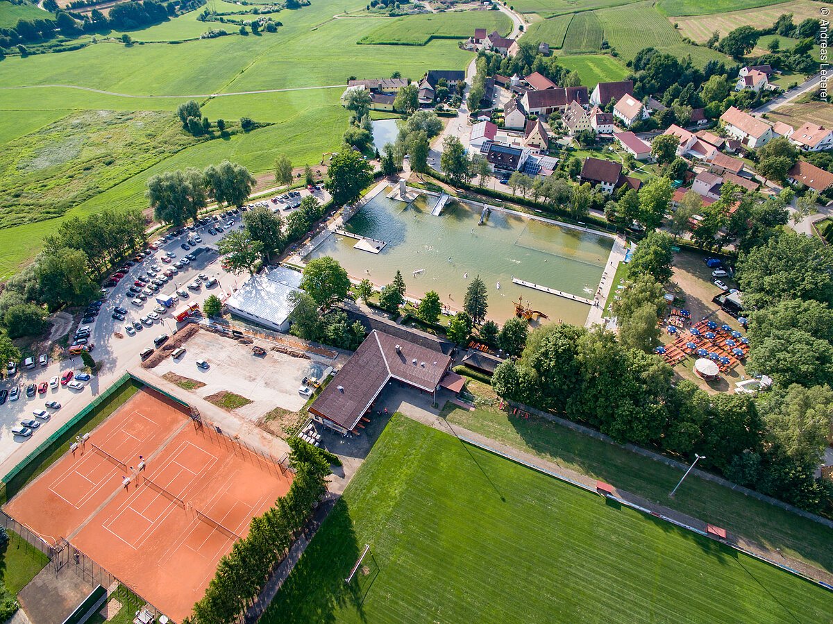 Waldstrandbad Windsbach Vogelperspektive©Andreas Lederer