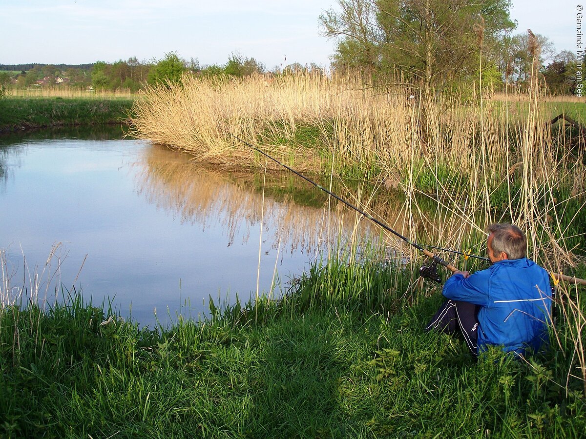 Angler am Ufer