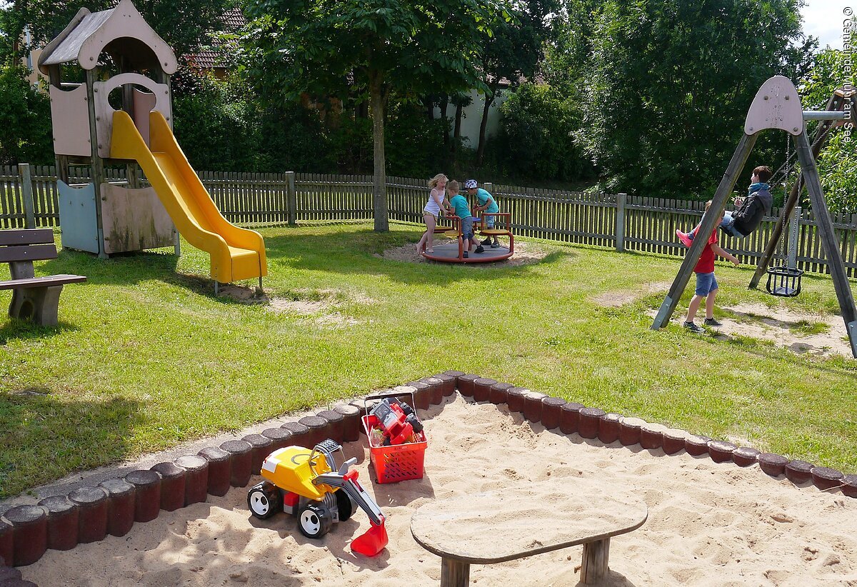 Spielplatz in der Bergstraße in Muhr am See