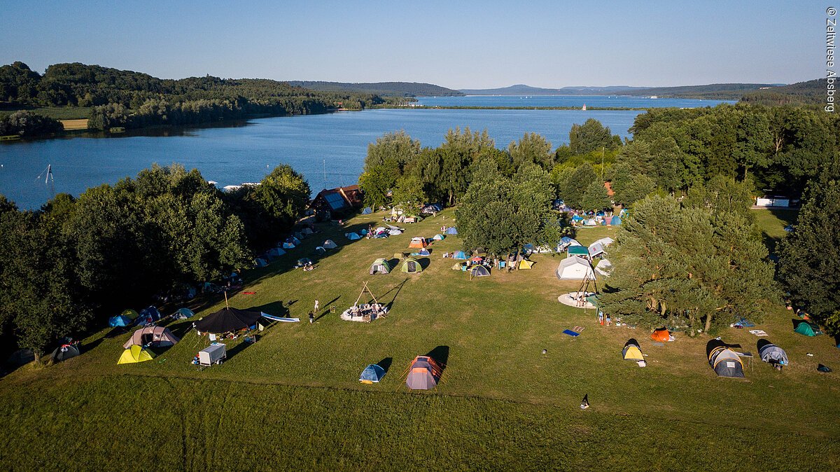 Zeltwiese in Absberg am Brombachsee