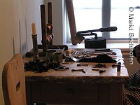 ausgestellt im Museum für Pinsel und Bürsten in Bechhofen.