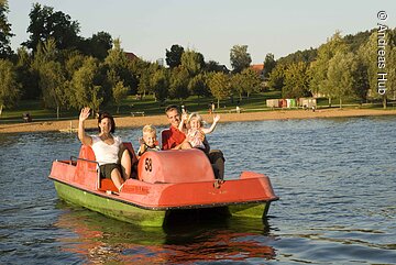 Bootfahren auf dem Igelsbachsee